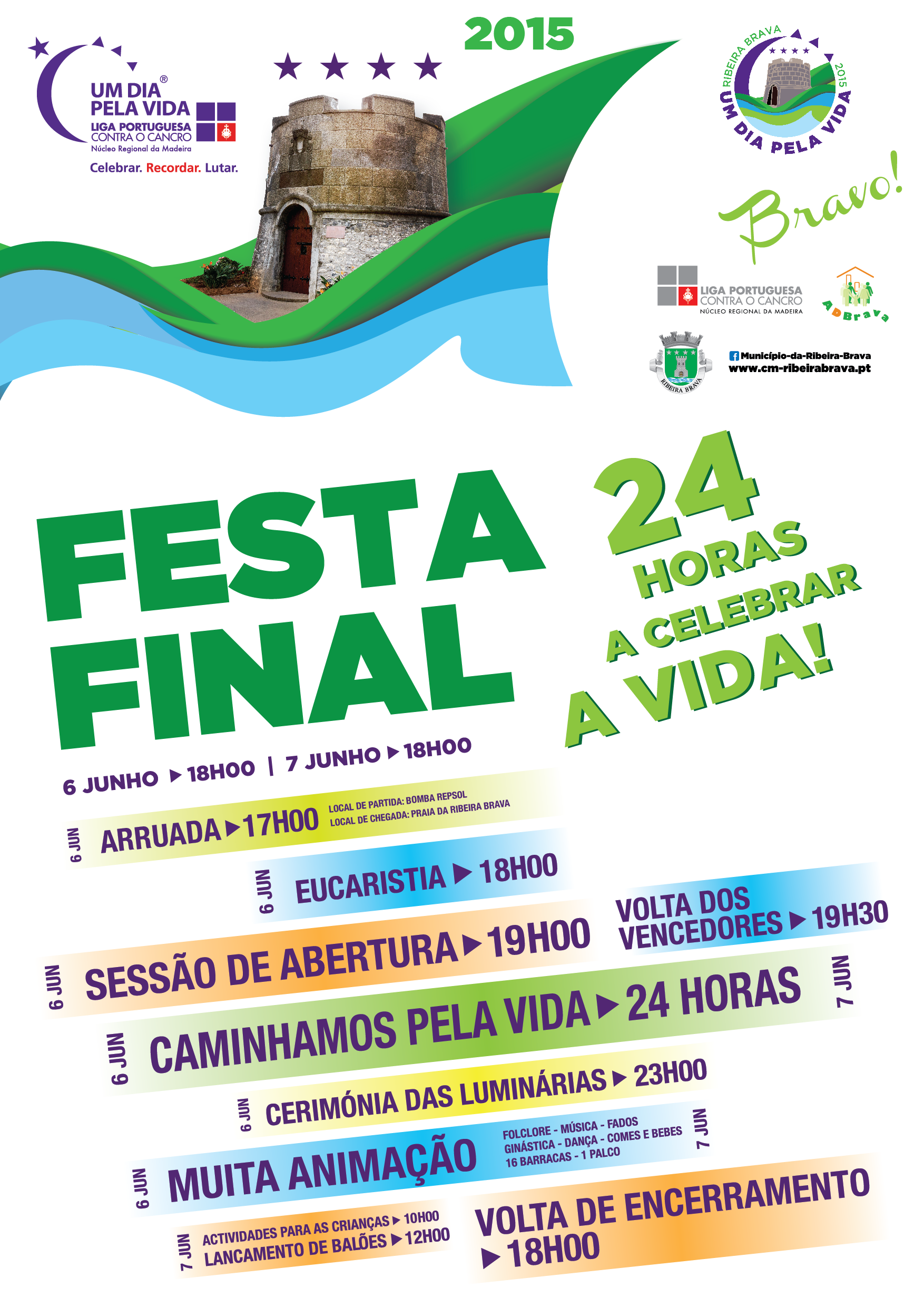 Um dia Pela Vida - Festa final